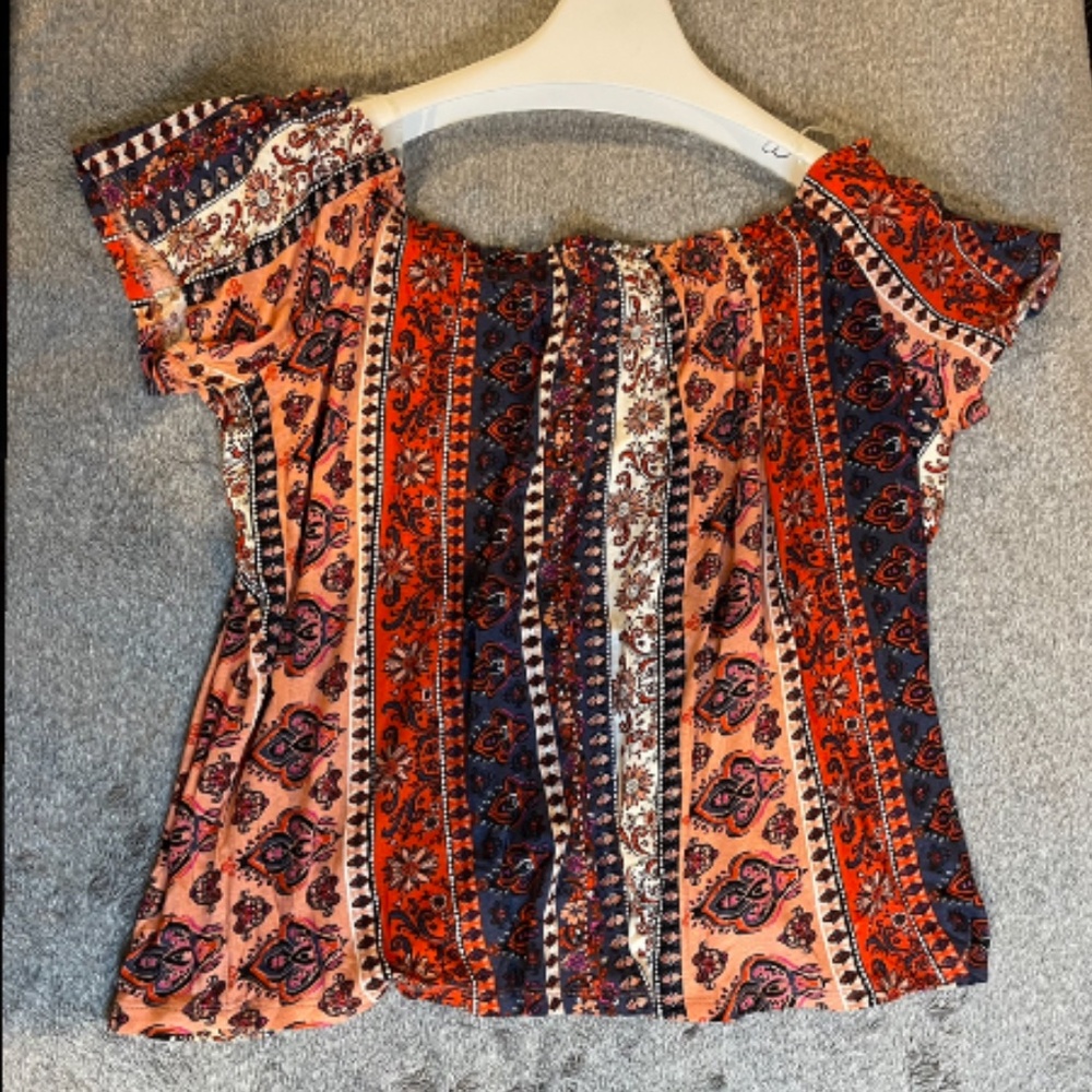 NWT ~ Retro, Y2K, BOHO, Bohemian, Hippie Baby Doll Top